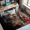 Manchester United F.C Pattern Rug, Indoor/Outdoor Mat, for Picnic, Gameroom, Bedroom, Office, Living Room, Home Decor Carpet, Birthday Gift