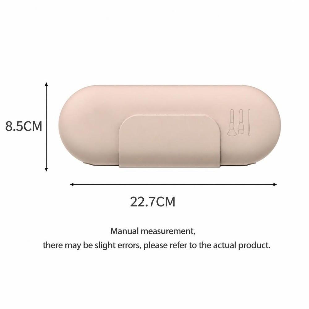 Waterproof Makeup Brush Holder Silicone Cosmetic Brush Storage Bag  Travel Beauty Tool Storage