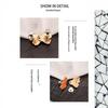 Pearl Butterfly Adjustable Pant Waist Tightener Jeans Alloy Button No Sewing Required Easy To Install Accessory Pins Buttons