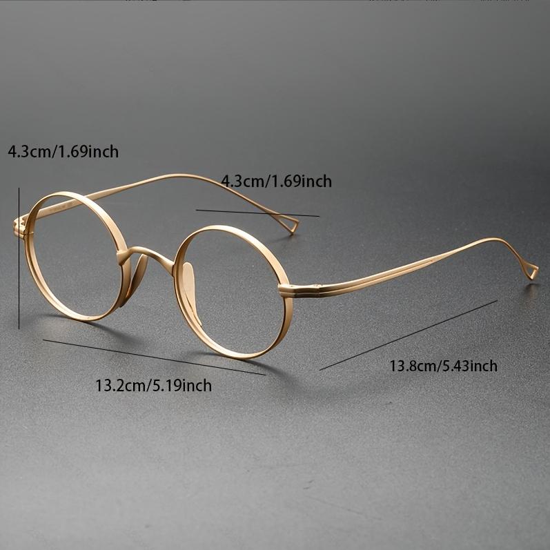 Retro Round Frame Small Frame Presbyopia Glasses for Men and Women, Fashionable, Ultra Light, High-quality Anti Blue Light Readi