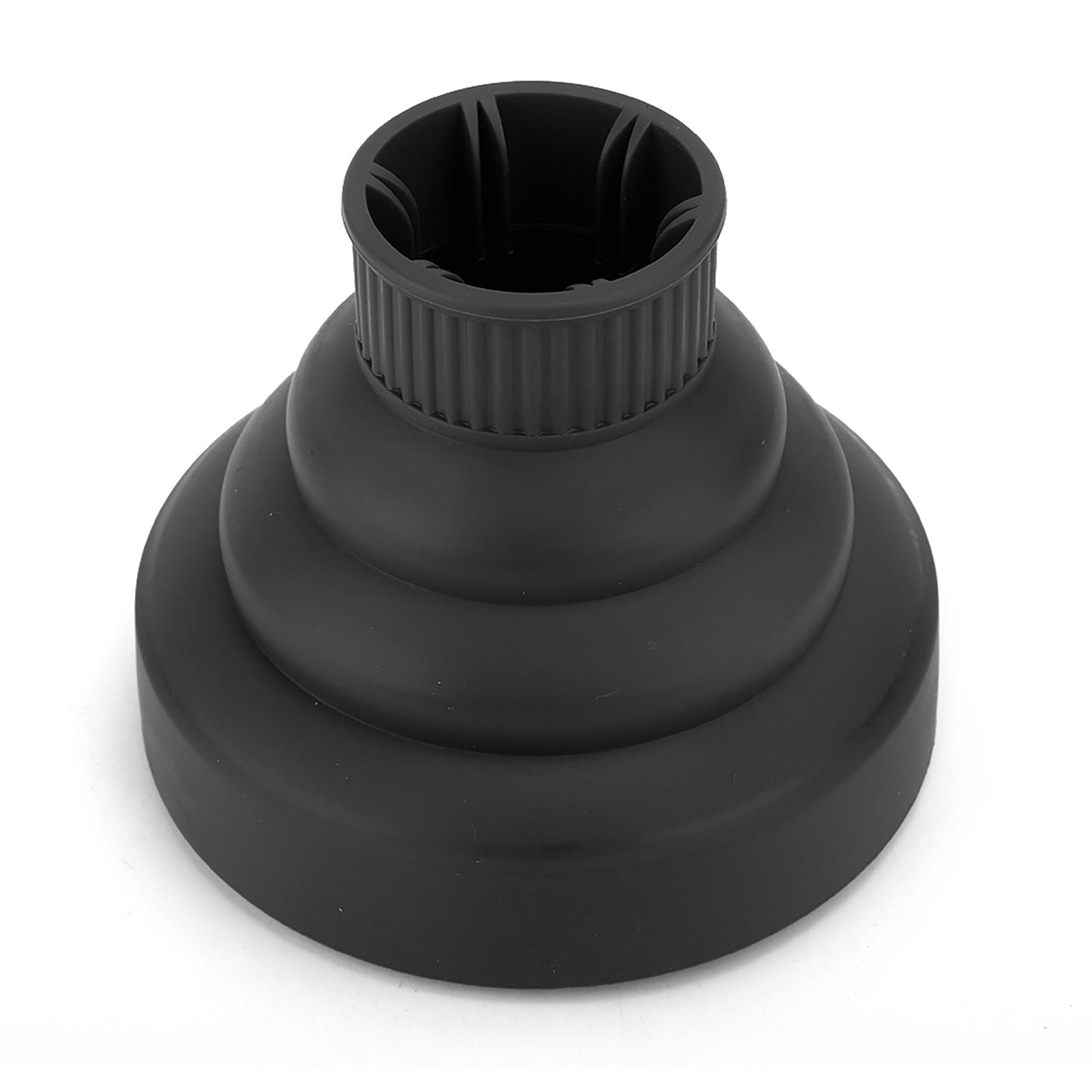 

Профессиональная складная насадка-диффузор для фена, крышка для фена для парикмахерской (черный) чёрный