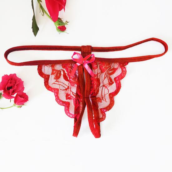 Tanga so sexi otvoreným rozkrokom, tenké, štýlové, jedna veľkosť, dámske, na medové týždne