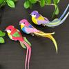 6pcs Photography Props Simulation Birds Colorful Decorative Fake Bird  For Wedding Festival Home