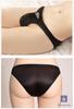Perforated Play Underwear Front Open Cock Ring Panties Erotic Bikini Full Back Pants Strapon [Miracroute] Men's See-Through (XL, Pink)