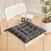 Streifen Karomuster Weiches Kissen Quadratisches Sitzkissen Heimdekoration Außenbereich Garten Terrasse Kissen Sofa Hüftkissen Bürostuhl