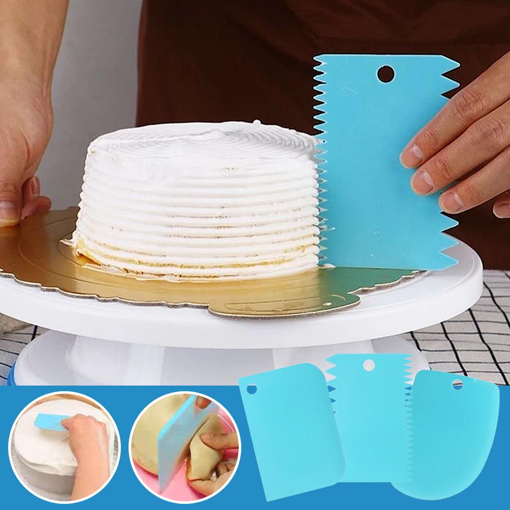 Adjustable Kitchen Turning Sugar Leveling Device Cake Decorating Cake Spatula DIY Food Grade Plastic Cake Kitchen Pastry Tools