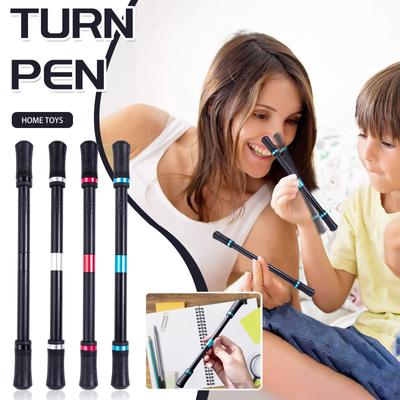 1PC Novelty Spinning Pen Rotating Gaming Ballpoint Pen For Kids Students Gift Toy Student Rotating Pressure Relief Pen