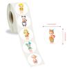500 Stickers/roll Cartoon Sonnyangle Roll Stickers Kindergarten Reward Color Stickers Creative Hand Tent Tape