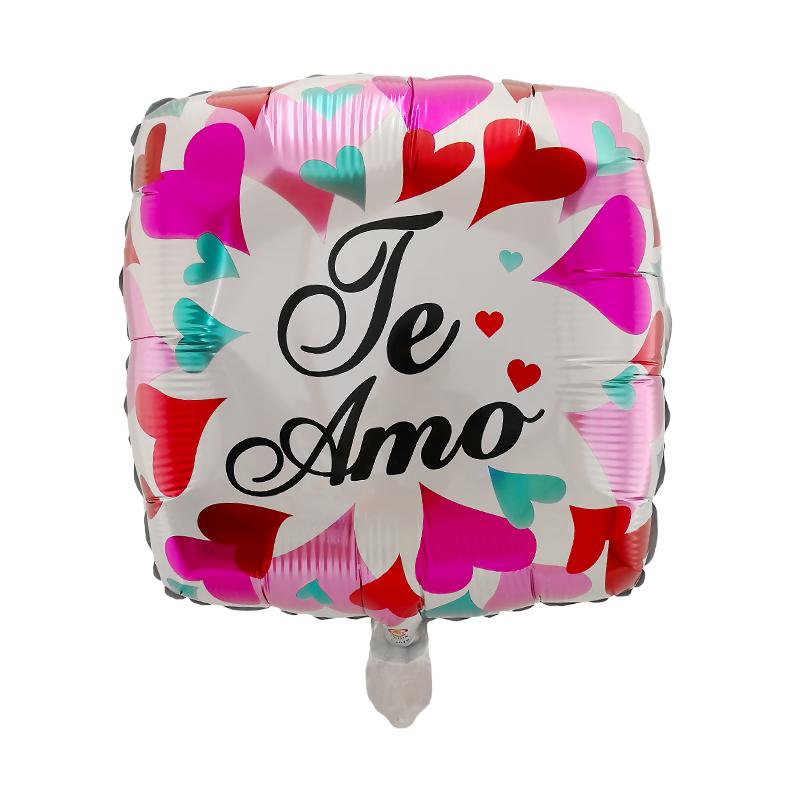 

10pcs 10inch Valentine s Day Spanish TE AMO Heart Shape Foil Balloons Wedding Birthday I Love You Air Balloons Party Supplies 10pcs&10inch