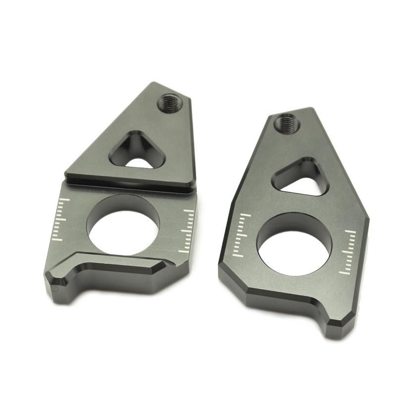 Fit for Yamaha FZ1 FZ8 YZF-R1 TMAX 530 CNC Rear Axle Spindle Chain Adjuster Block YZF R1 TMAX530 Motorcycle Accessories