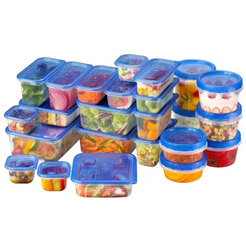 Ziploc Containers, 9 Types, 24-Pack, Plastic