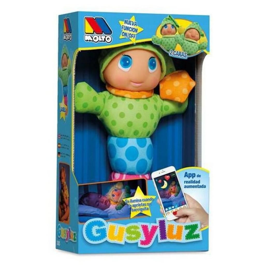 Fluffy Toy Gusy Luz Moltó 385 Blue Pink Green Multicolor PVC (33 Cm)