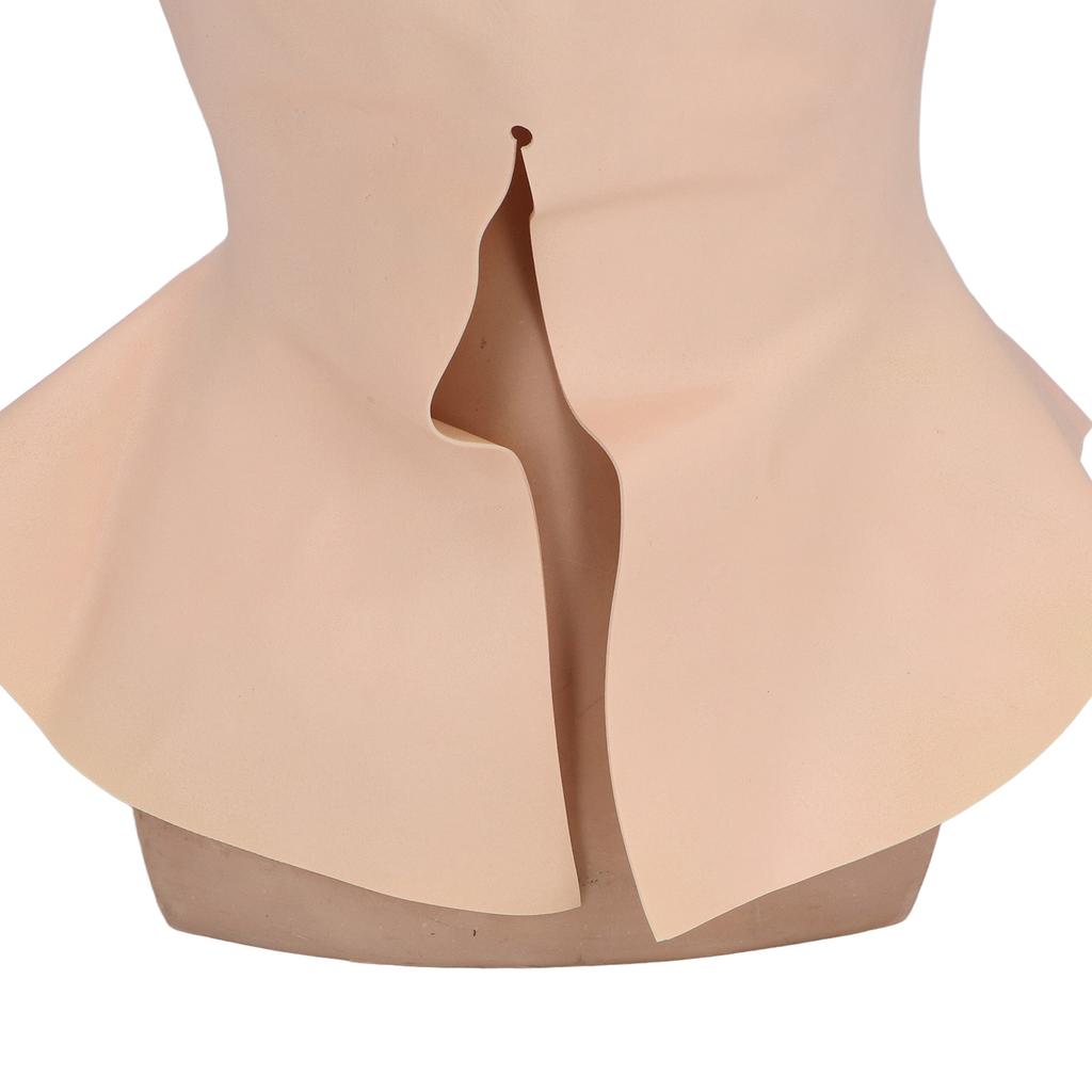 Realistic Female Latex Face Cover Reusable Head Cover Cosplay Latex Headgear for Festivals Costume Parties Birthday Parties Xmas