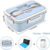 3 Comments Lunch Box With Cutlery For