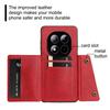 PU Leather Wallet Phone Case for Xiaomi Redmi Note 15 Pro+,15 Pro 5G,POCO M8 Pro 5G Card Slots Dual Metal Button Shockproof Full‑Body Cover