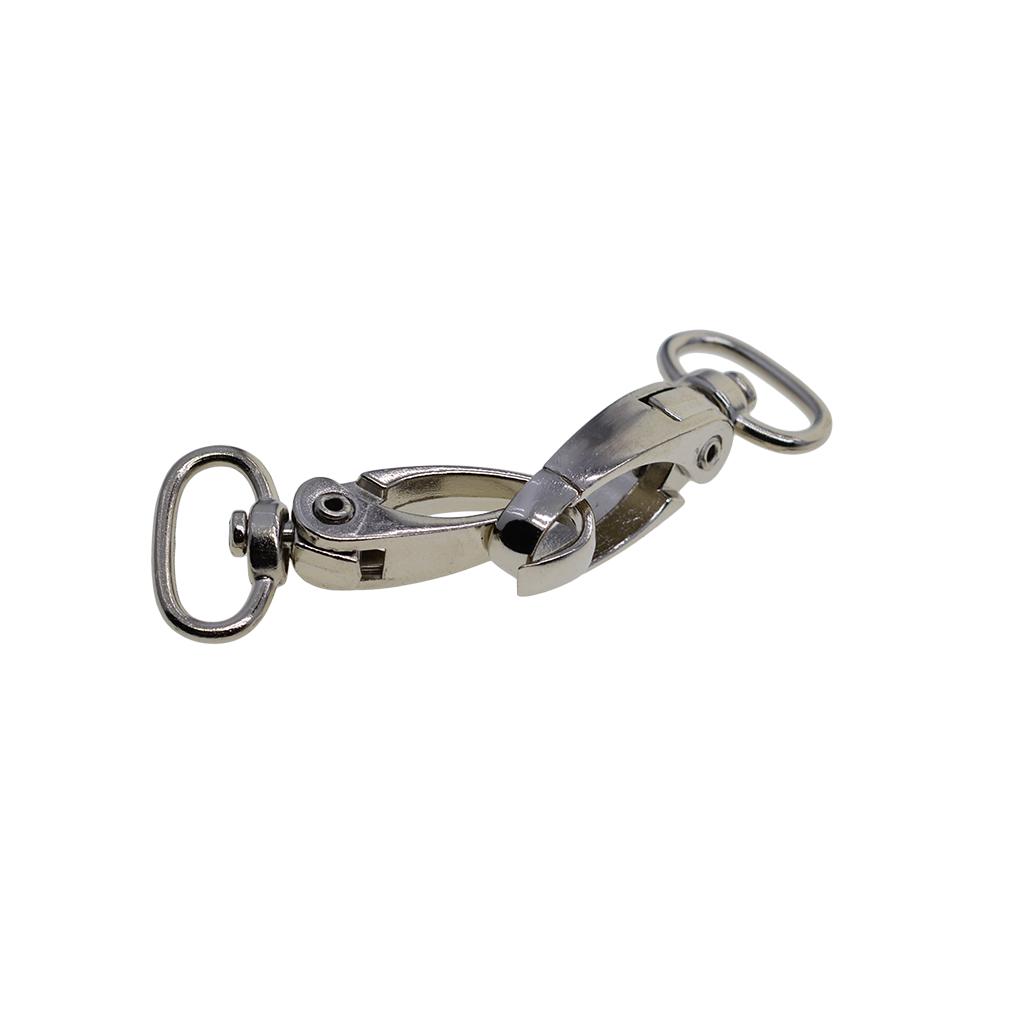 10 Nøkkelbånd Krok Swivel Snap Hummer lås Clips nøkkelring smykker Funn