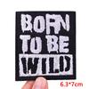 Jackets Hats Letter Slogan Embroidered Patches For Clothes Personality Letter Series Patch Iron On Patches For Clothing Sew DIY