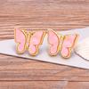 New Design Hot Sale Fashion Luxury 9 Colors Shell Boho Butterfly Stud Earrings for Women Lucky Romantic Anniversary Jewelry