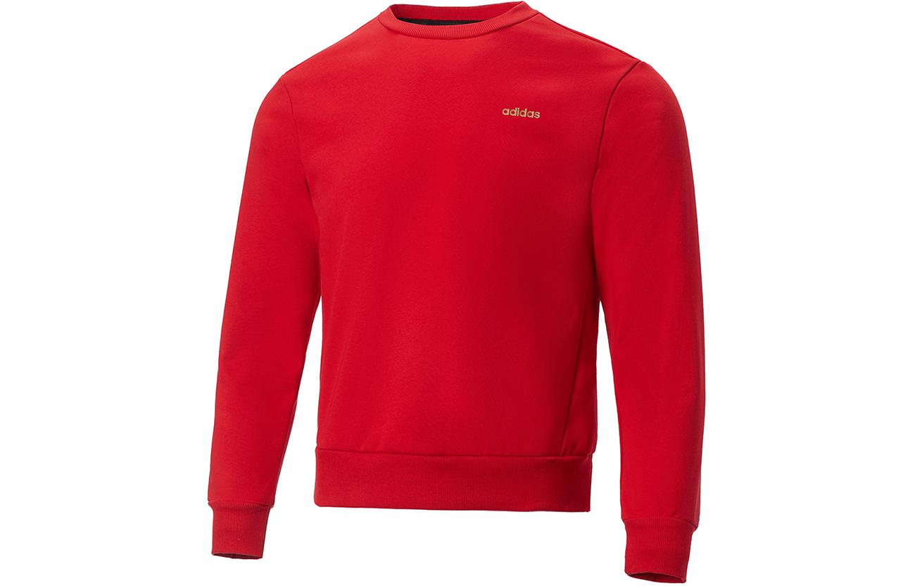 

Adidas Sweatshirts Women s Red Crew Neck Moderate Regular JE3600 M