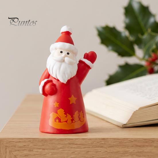 Resin Craft Supplies 2Pcs Mini Christmas Figurine, Santa Claus Snowman Dolls, DIY Accessories for Micro Ornaments Landscape Dollhouse Cake Decor,