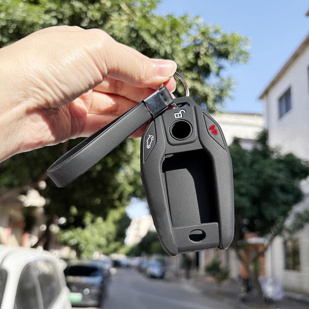 Keychain Protection For Bmw 5 6 7 Series 540I G30 G31 G32 X3 G01 X4 G02 X5 G05 X6 X7 G07 Silicone Key Case Cover Shell