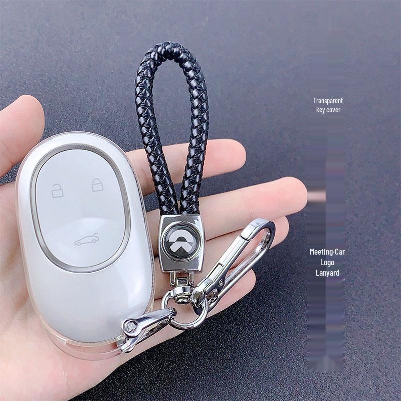 Transparente Smart Key Hülle für Nio ET7, ET5t, ES6, EC6, ES8 - Stilvolle Schutzschale für Damen & Herren