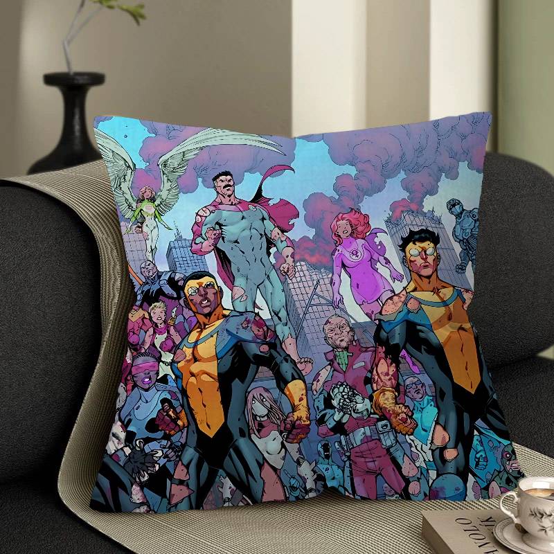I-Invincible Pillow Anime Pillow Sofa Bed Head Pillow Cover Cushion Cover 45X45 Cm Fashion