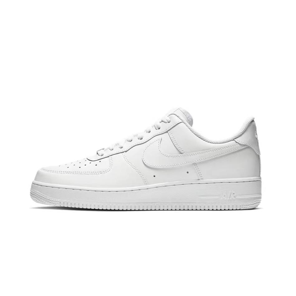 Nike Air Force 1 Low top Skateboard Shoes Men's Unisex, Black And White CW2288-111(Team18-)