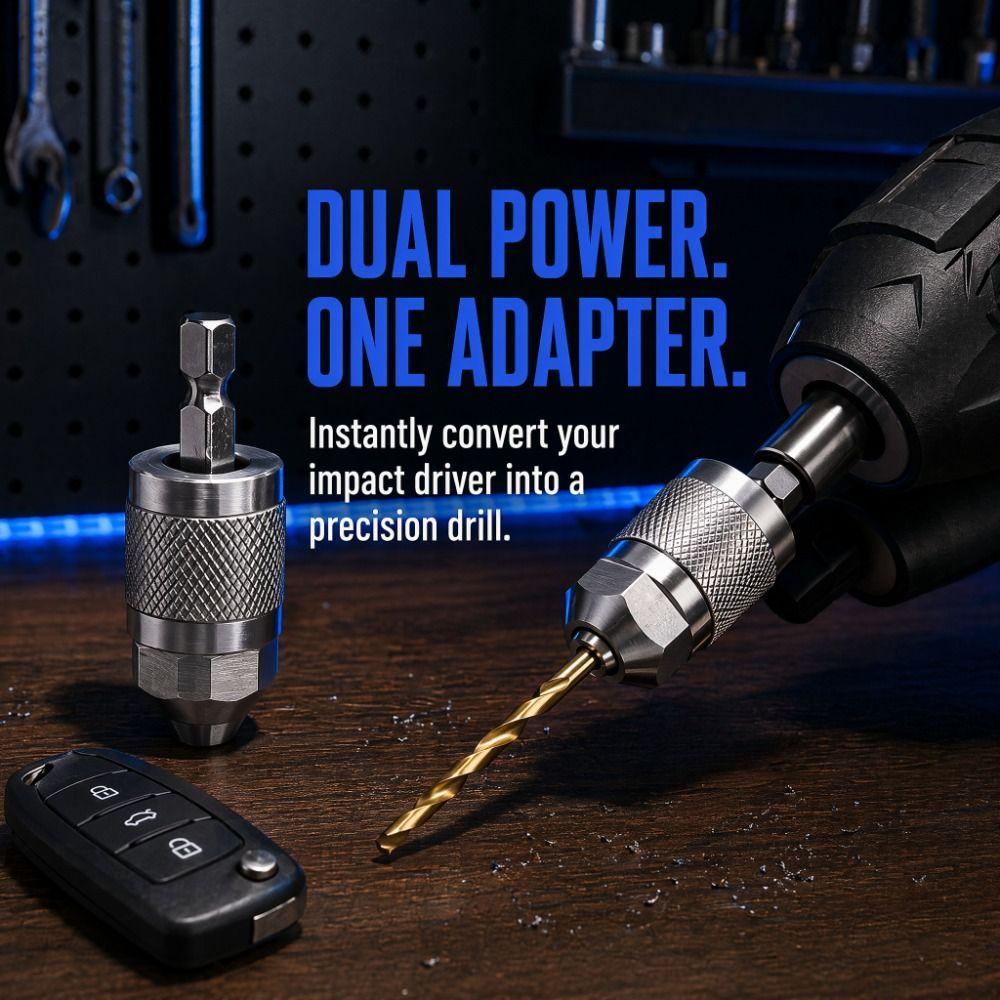 Three-jaw Drill Chuck Adapter Quickly Replace Pneumatic Drill Chuck Repair Work