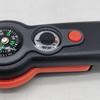 Multifunctional 7-in-1 Survival Whistle with LED Light, Thermometer, and Compass