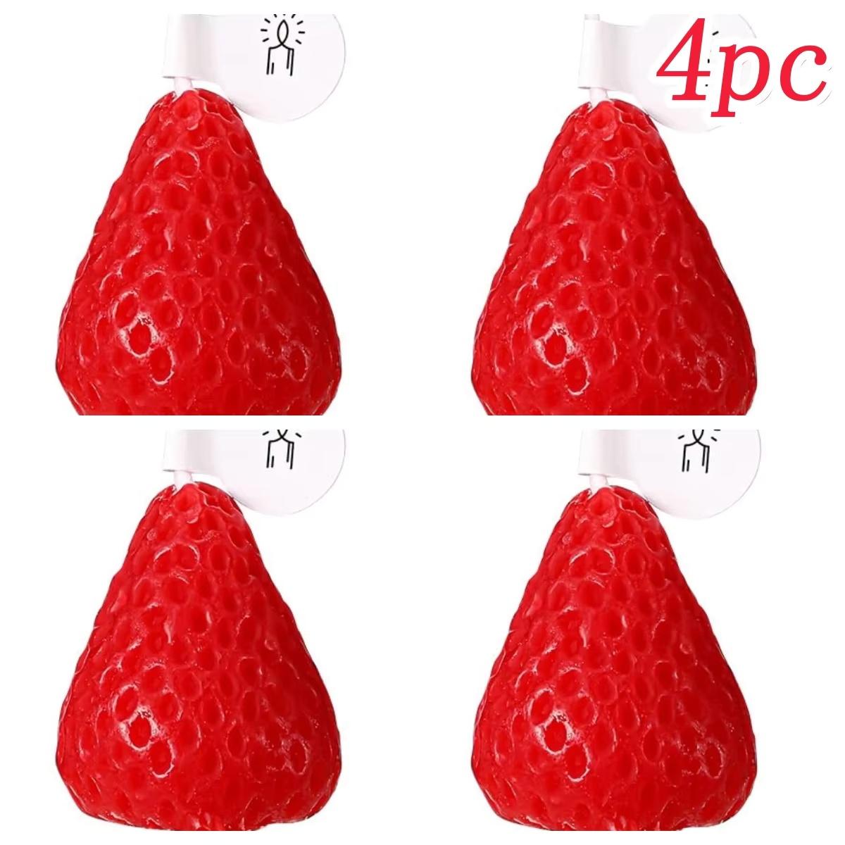 15pcs Strawberry Shaped Scented Candles Fruit Aroma Soy Wax Handmade Candle Home Valentine s Day Decoration Birthday Gifts