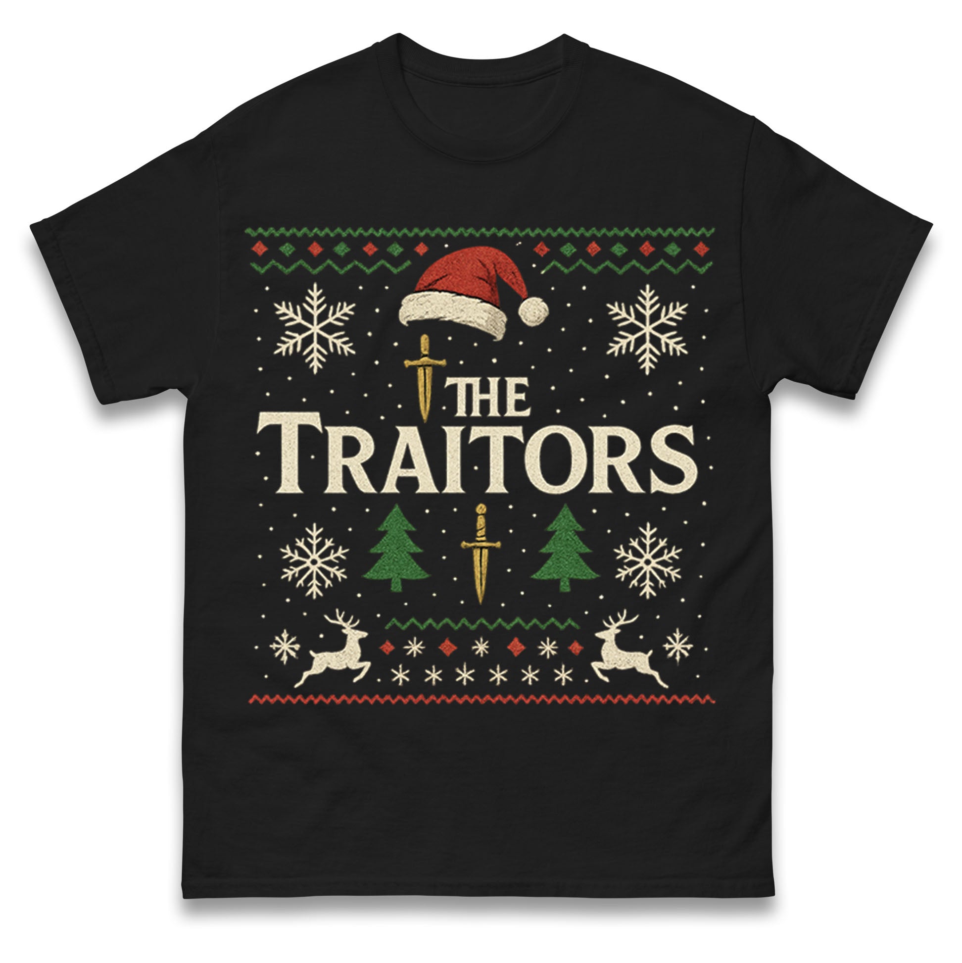 The Traitors Christmas T Shirt Tshirt Mens Womens Unisex Tops Tees S