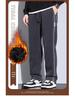 Men's Fleece-Lined Wide-Leg Sweatpants, Winter Sports Casual Pants for Spring/Autumn 2025