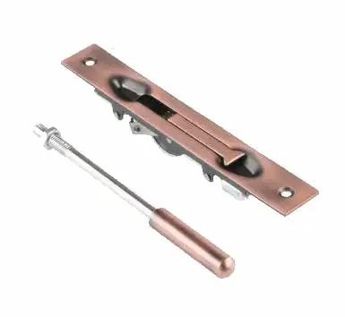 304 Stainless Steel Hidden Bolt Security Built-in Latch Lock Embedded latch,Fire Emergency Door Escape Door Lock
