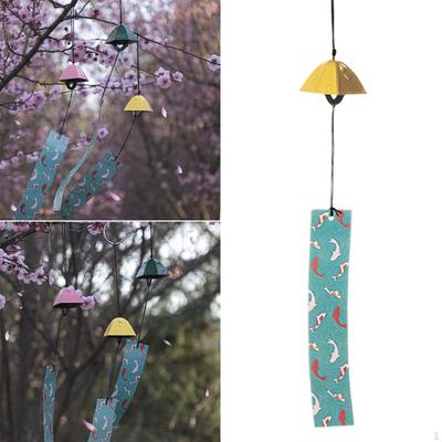 Japanische Windspiele Segensanhänger Dekorativ Robust Geschenk Gusseisen für Wohnzimmer