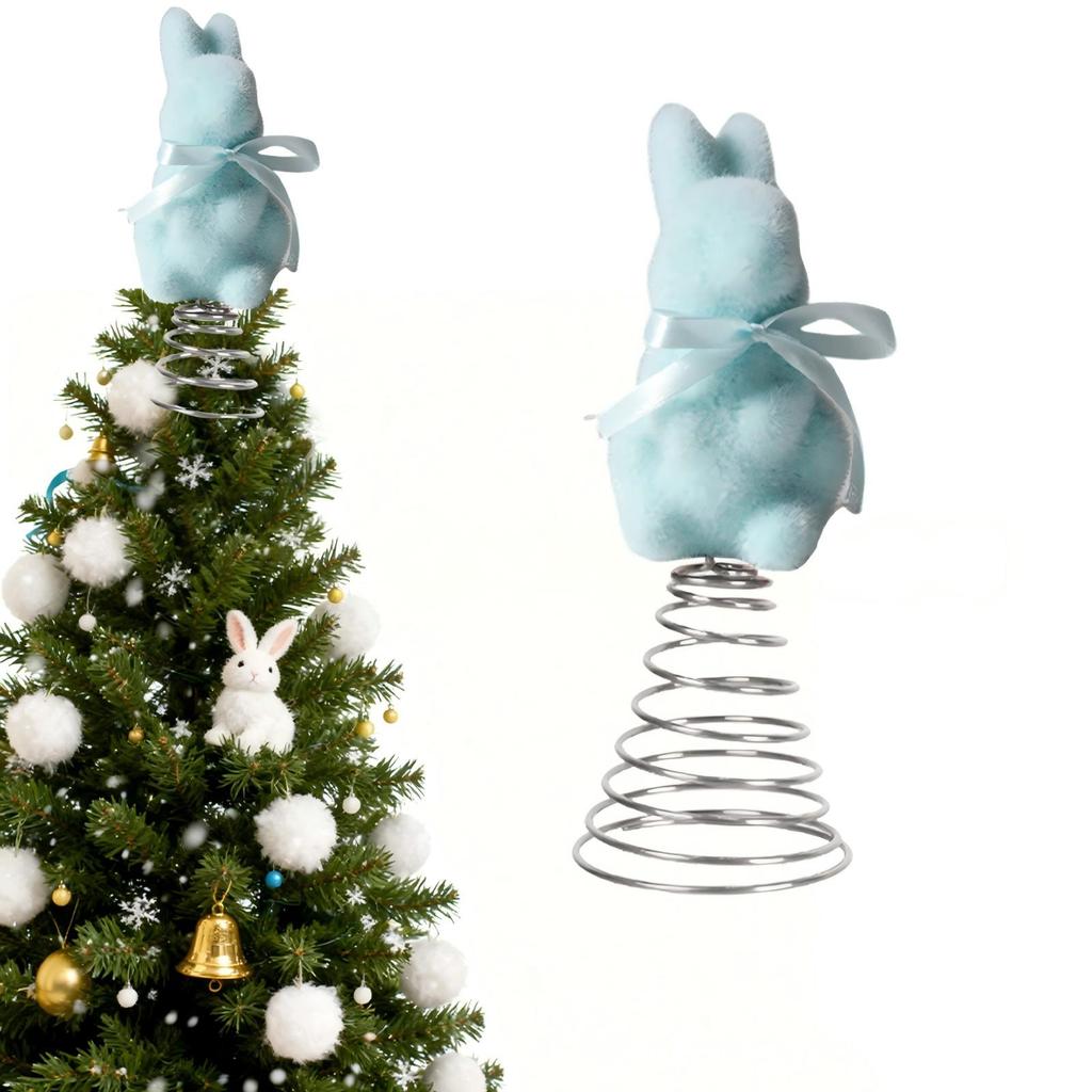 Simulated Flocked Easter Bow Bunny Home Decoration For Gardens And Courtyards.