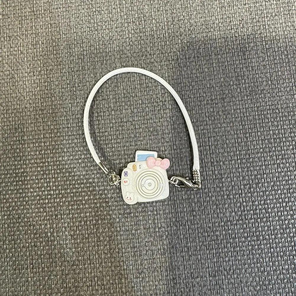 Small Diy Camera Dress Up Plush Plaything For 17Cm Labubu Doll Accessories Dollhouse Hanging Neck Accessories Dollhouse Pendant