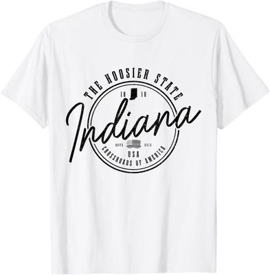 Indiana The Hoosier State Est. 1816 Patriotic Indiana T-Shirt Unisex T-Shirt