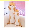Long-shaped cat Playmat Pillow for Women to Sleep On, Plush Toy Doll for Girls, Large-sized Companion Sleep Doll