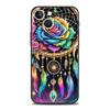 Cute Mandala Dreamcatcher Phone Case For iPhone 17 16 15 Pro Max 11 12 13 14 7 8 Plus SE 2020 X XR XS Cover Soft Black