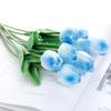 Artificial Flowers  PU Tulips Bouquet Faux Plants for Wedding Room Home Hotel Party Event Decor