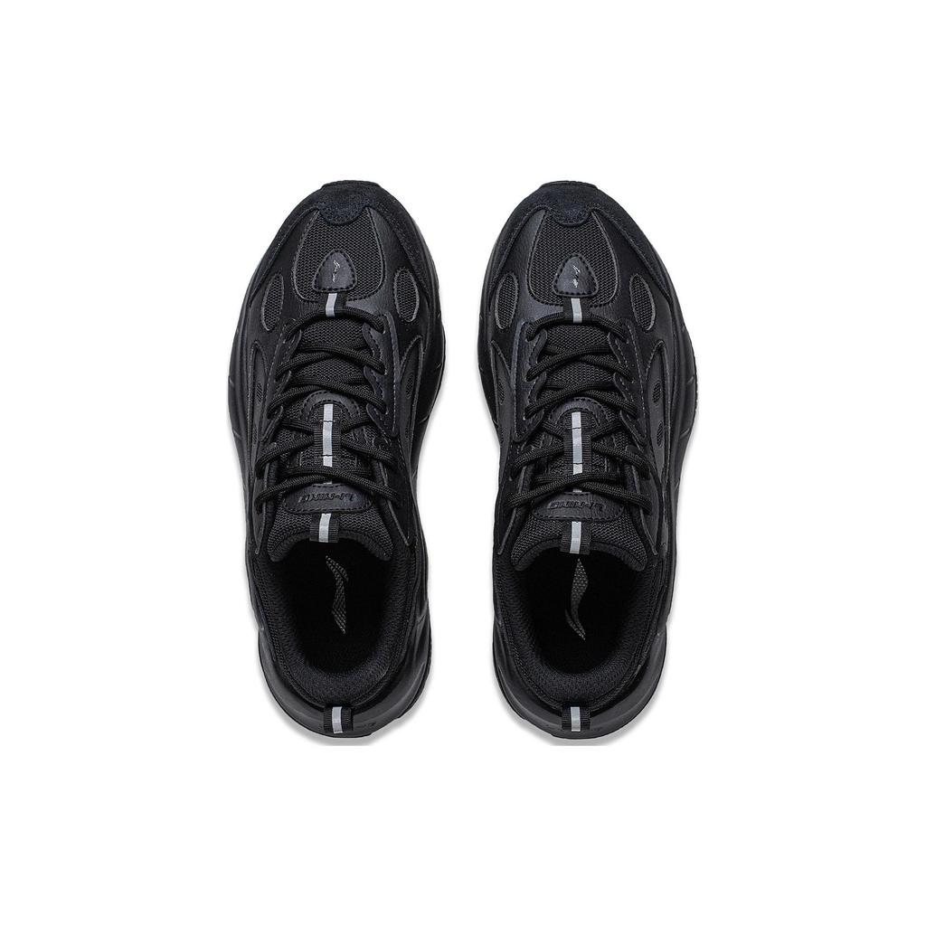 New LiNing Wing Wind Cushioning Anti Slip And Wear Resistant Support Low Top Casual Shoes Women's Black AGCT462-4