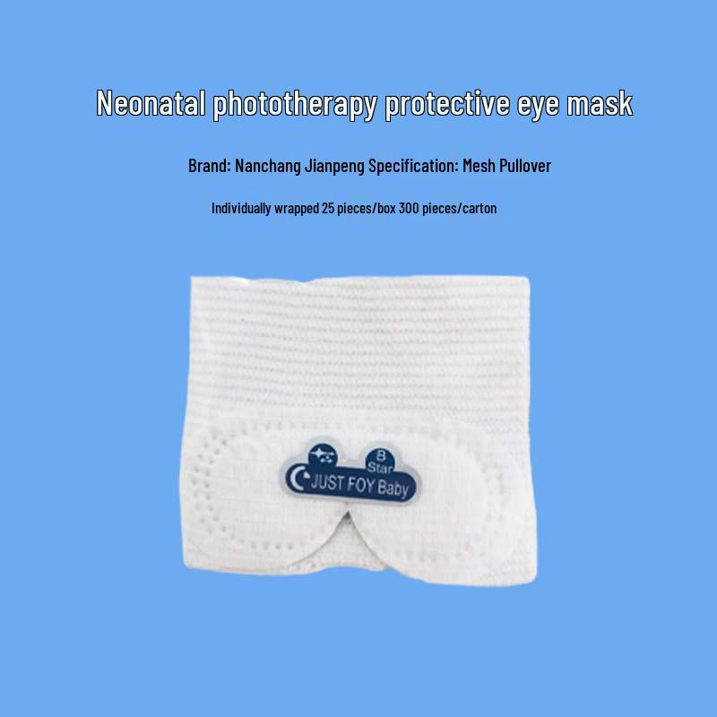 Jianpeng Novorozenecká fototerapie oční maska - 4 styly, ochrana proti modrému světlu, jednorázová