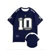 Unisex NO.10 Short Sleeved T-shirt for Sports Daily Casual Unisex Men's Summer Racing