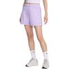 Nike Solid Color Logo Print Drawstring Straight Leg Casual Shorts Women shorts Purple DM6761-511