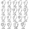 Tingxiang Versatile DIY S925 Sterling Silver Openable Ring Blanks - Multiple Styles