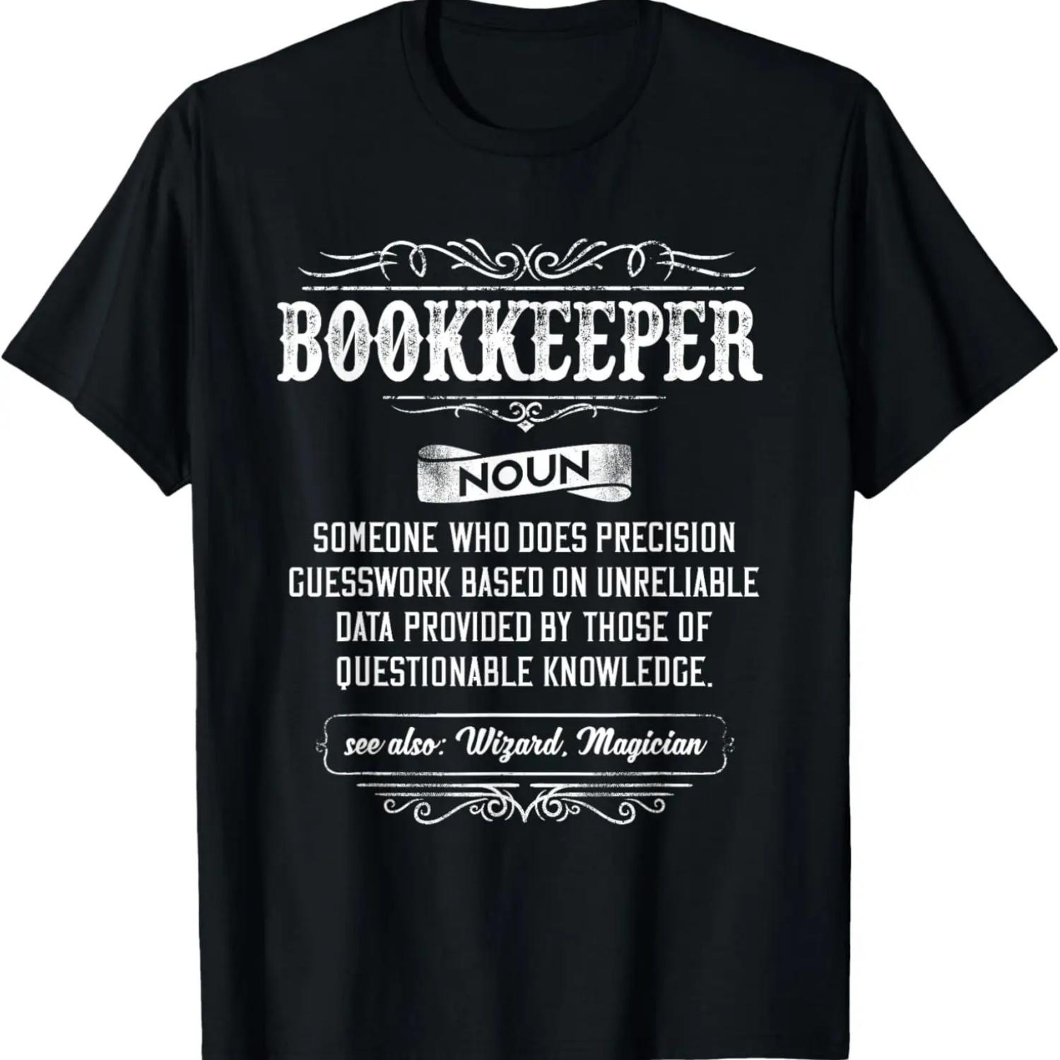 

Bookkeeper Funny Definition T-Shirt XXXXXL чёрный