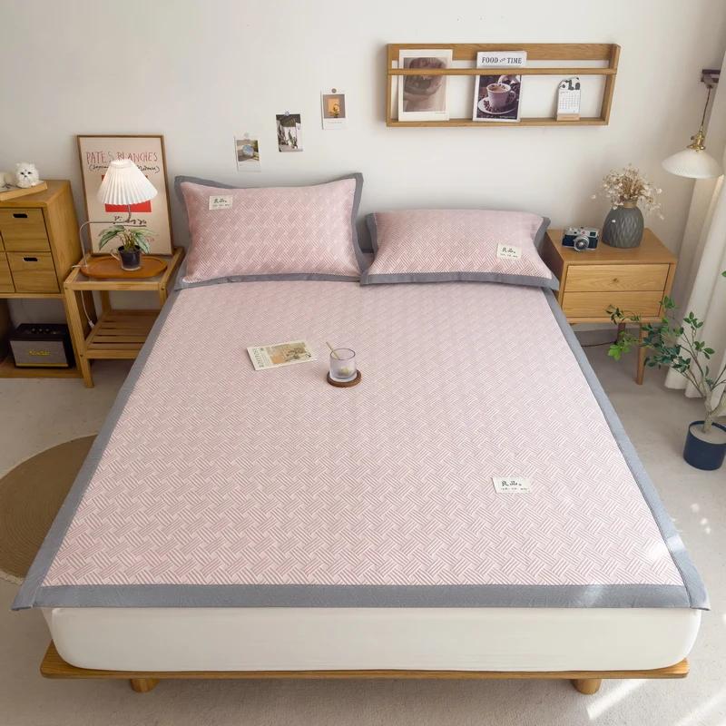 Chladivá matrace Hladká klimatizace Domácí přikrývka 2ks/3ks Lehký polštář Chladivý pocit Vlákno Šetrné k pokožce Prodyšné