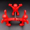 Kitchen Bar Red Fun Happy Man Wine Beer Soda Bottle Novelty Opener Stopper