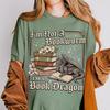 I’m Not A Bookworm Shirt, Book Dragon Shirt, Fantasy Reader Tee, Book Lover Tee, Dragon Lover Gift, Fantasy Book Dragon, Reading Lover Tee